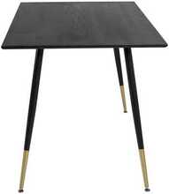 Söögilaud Venture Design Dipp, 120 x 75 x 85 cm, must