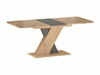 Söögilaud Signal Meble Exel, 140 - 180 x 85 x 76 cm, pruun/hall