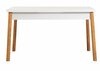 Söögilaud Kalune Design Costa, 120 x 75 x 75 cm, valge/mänd