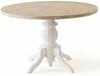 Söögilaud Kalune Design Albero 06, 120 x 120 x 75 cm, tamm/valge