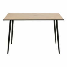 Söögilaud Actona Wilma, 120 x 80 x 75 cm, must/pruun/valge tamm
