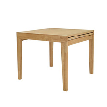 Söögilaud Home4You Bowen, 90 x 90 x 76 cm, pruun, tamm