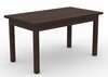 Söögilaud ADRK Furniture Rodos 82, 140 - 180 x 80 x 76 cm, pruun/pähkel