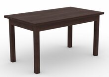 Söögilaud ADRK Furniture Rodos 82, 140 - 180 x 80 x 76 cm, pruun/pähkel