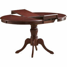 Söögilaud Signal Meble Olivia, 106(141) x 106 cm, pruun
