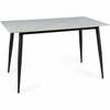 Söögilaud Signal Meble Rion, 160 x 90 x 76 cm, valge/must