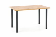 Söögilaud Halmar Modex 2, 120 x 68 x 75 cm, Wotan tamm/must