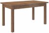 Söögilaud ADRK Furniture Rodos 14, 140 - 180 x 80 x 75 cm, tumepruun