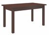 Söögilaud ADRK Furniture Rodos 59, 140 - 180 x 80 x 76 cm, pähkel/pruun