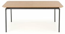 Pikendatav söögilaud Halmar Smart, 170 - 250 x 100 x 76 cm, tamm/must