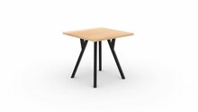Söögilaud ADRK Furniture Rodos 84, 80 x 76 x 80 cm, pruun