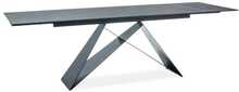 Söögilaud Signal Meble Westin I, 160 - 240 x 90 x 76 cm, must