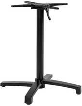 Lauajalg Home4you Bistro, 69 x 69 x 72 cm, must