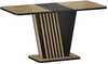 Söögilaud Signal Meble Nevio, 125 - 170 x 75 x 76 cm, tamm/must