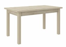 Söögilaud ADRK Furniture Rodos 52, 140 - 180 x 80 x 76cm, pruunikas