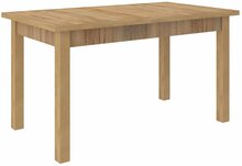 Söögilaud ADRK Furniture Rodos 7, 140 - 180 x 80 x 76 cm, pruun/tamm