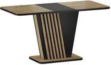 Söögilaud Signal Meble Nevio, 125 - 170 x 75 x 76 cm, tamm/must