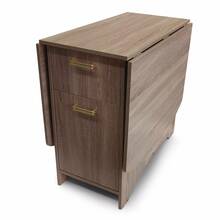 Laiendatav söögilaud Domoletti, 40 - 160 cm x 80 cm x 75 cm, tamm