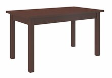 Söögilaud ADRK Furniture Rodos 7, 140 - 180 x 80 x 76 cm, pruun/pähkel