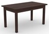 Söögilaud ADRK Furniture Rodos 81, 140 - 180 x 80 x 76 cm, pähkel