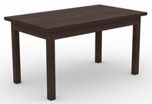 Söögilaud ADRK Furniture Rodos 81, 140 - 180 x 80 x 76 cm, pähkel