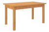 Söögilaud ADRK Furniture Rodos 56, 140 - 180 x 80 x 76 cm, pruun/pruunikas