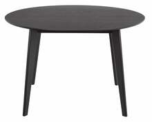 Söögilaud Actona Roxby, 120 x 120 x 76 cm, must