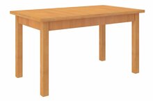 Söögilaud ADRK Furniture Rodos 56, 140 - 180 x 80 x 76 cm, pruun/pruunikas