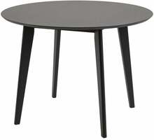 Söögilaud Actona Roxby, 105 x 105 x 76 cm, must