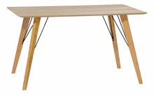 Söögilaud Home4you Helena, 140 x 80 x 74 cm, tamm