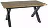 Söögilaud Signal Meble Xaviero II, 160-240 x 90 x 76 cm, tamm/must