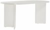 Söögilaud Nordure Sablin, 180 x 75 x 89,5 cm, valge