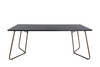 Söögilaud Venture Design Petra, 75 x 190 x 90cm, must