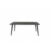 Söögilaud Venture Design Dipp, 180 x 90 cm, must