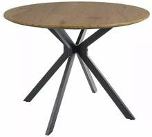 Söögilaud Signal Meble Aster ASTERDC100, 100 x 100 x 75 cm, tamm/must