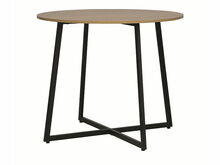 Söögilaud Signal Meble Luna, 90 cm, pruun/must