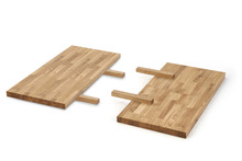Laua pikendusplaat Halmar Apex & Radus, 85 x 40 cm, 2 tk, tamm