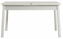 Pikendatav söögilaud Kalune Design Santiago, 120 - 155 x 75 x 75 cm, valge