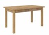 Söögilaud ADRK Furniture Rodos 56, 140 - 180 x 80 x 76 cm, pruun/kuldne/pruunikas