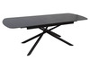 Söögilaud Signal Meble Vector, 160-200 x 90 x 76 cm, must