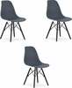 Toolide komplekt Leobert Osaka, 54 x 46 x 81 cm, hall/must, 3 tk