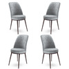 Toolide komplekt Hanah Home Dexa, 4 tk, hall/pruun, metallraam