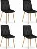 Toolide komplekt Leobert Libra, 54 x 45 x 86.5 cm, must/pruun, 4 tk