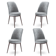 Toolide komplekt Hanah Home Dexa, 4 tk, hall/pruun, metallraam