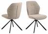 Söögitool Aura Dining Chair, 61.5 x 51 x 88.5 cm, must/beež
