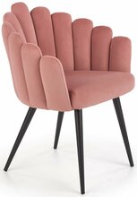 Söögitool Halmar K410, 62 x 62 x 85 cm, roosa