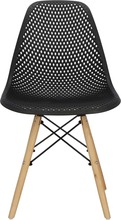 Söögitool Springos DC0014, 42 x 46 x 82.5 cm, matt, pruun/must