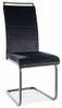 Söögitool Signal Meble H441 Velvet, 41 x 42 x 102 cm, must