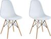 Toolide komplekt Saska Garden Matera, 45.5 x 52.5 x 82 cm, matt, valge, 2 tk