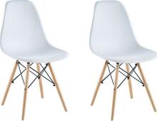 Toolide komplekt Saska Garden Matera, 45.5 x 52.5 x 82 cm, matt, valge, 2 tk